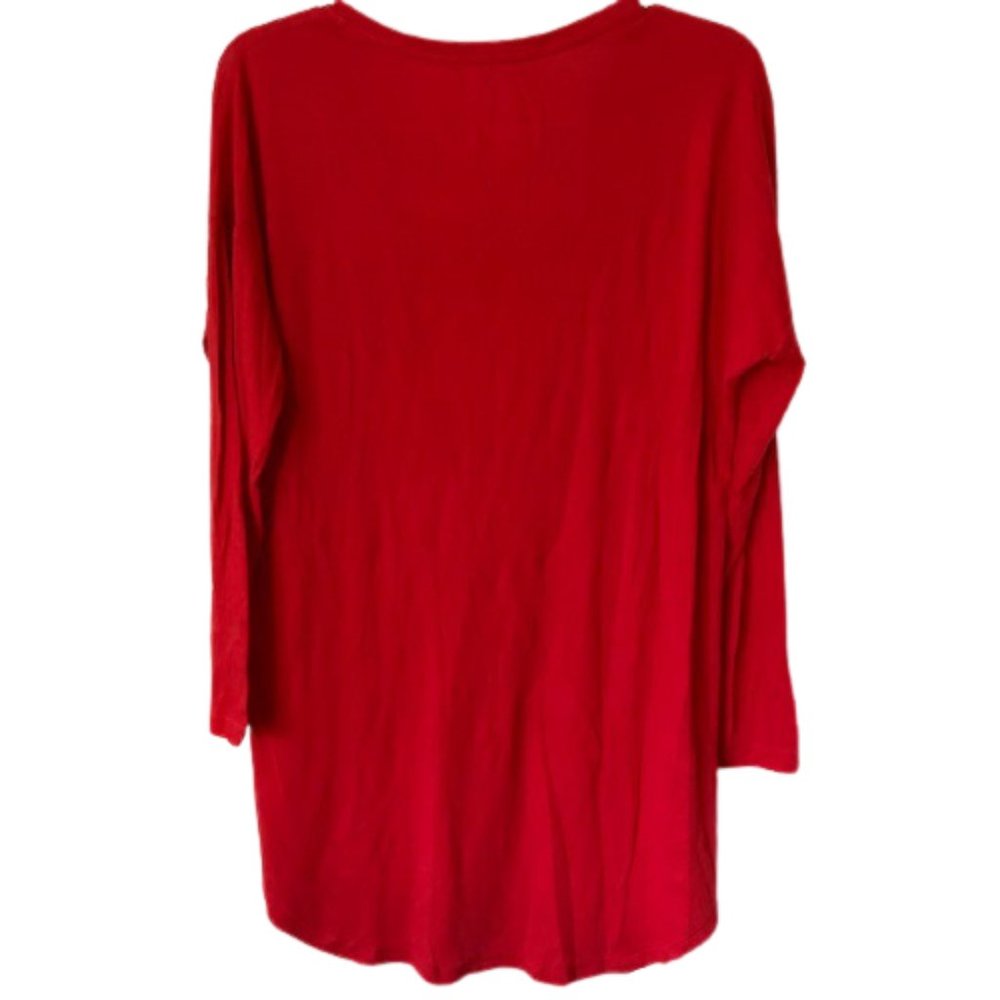 Victoria's Secret Sassy Nightshirt - "I Do Naughty Nicely" - Red/White - S - Picture 3 of 5